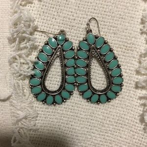 Turquoise stone earrings